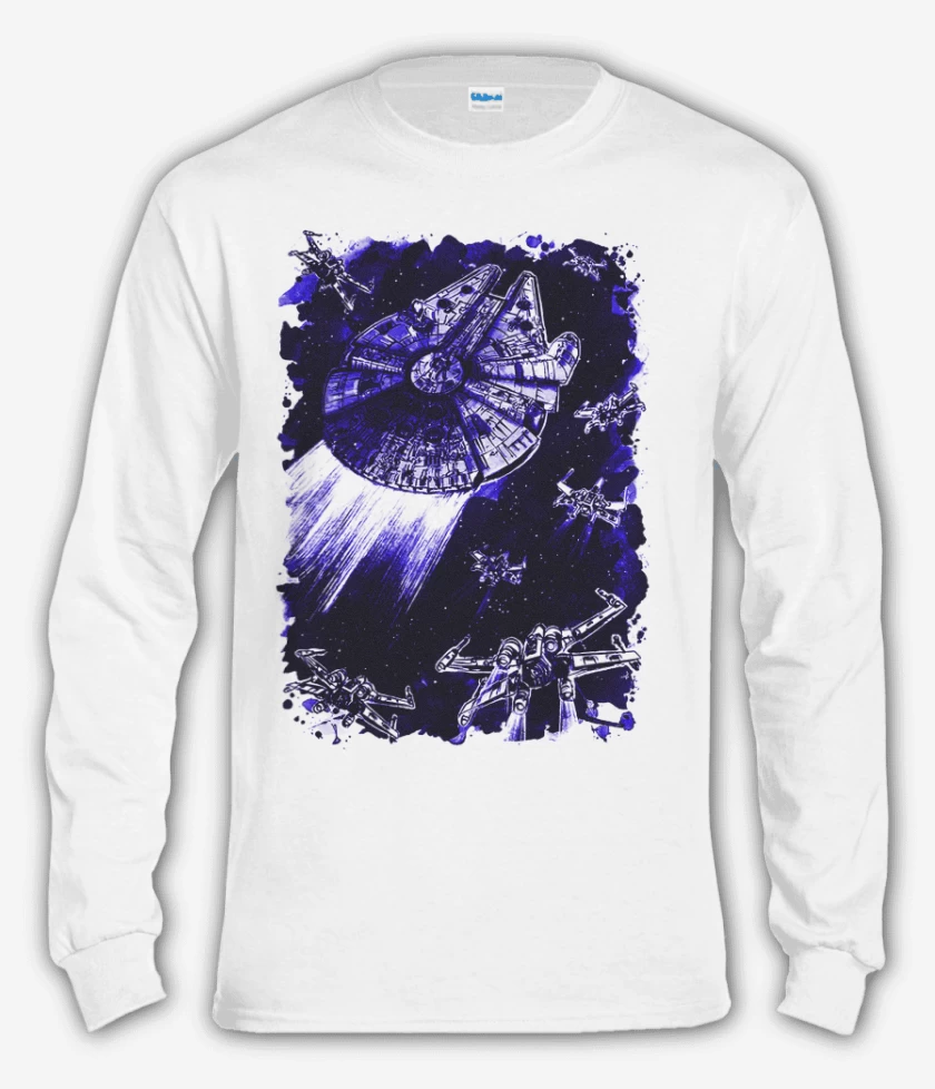 Polera manga larga Blanco de Rebels