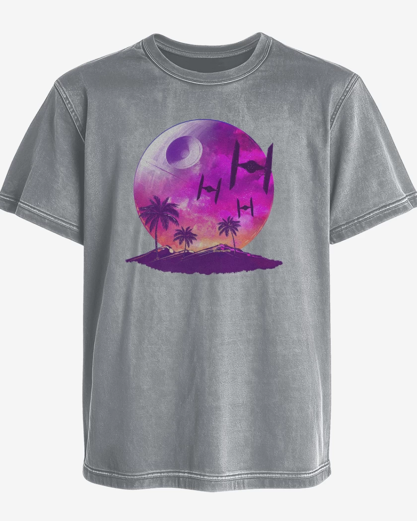 Polera desgastada Gris Melange de Imperial cazas