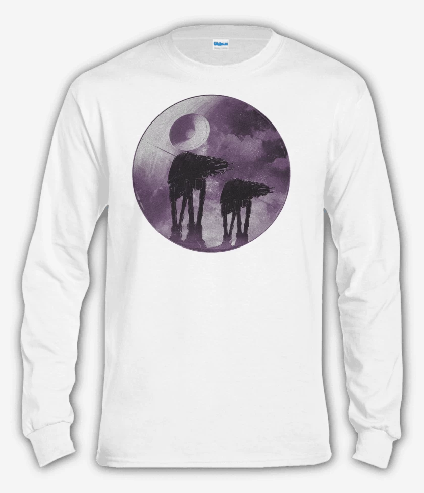 Polera manga larga Blanco de Imperial at at