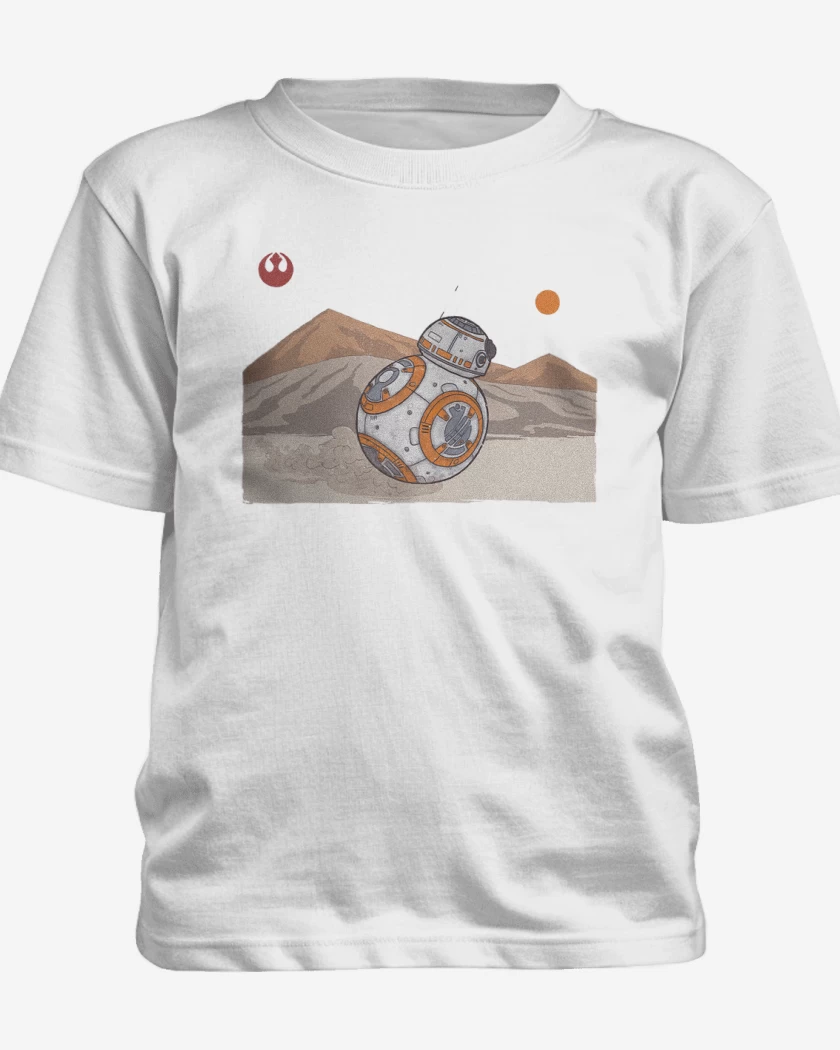 Polera de niño Blanco de BB 8
