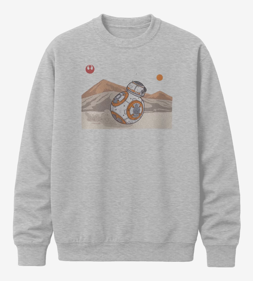 Poleron polo Gris Melange de BB 8