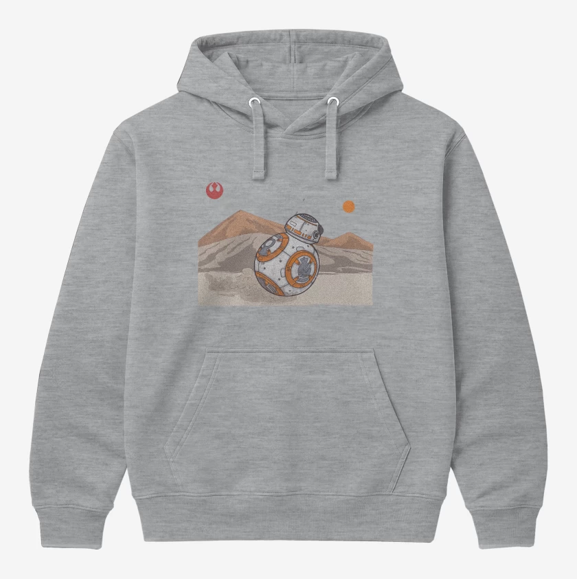 Polerón Canguro Gris Melange de BB 8