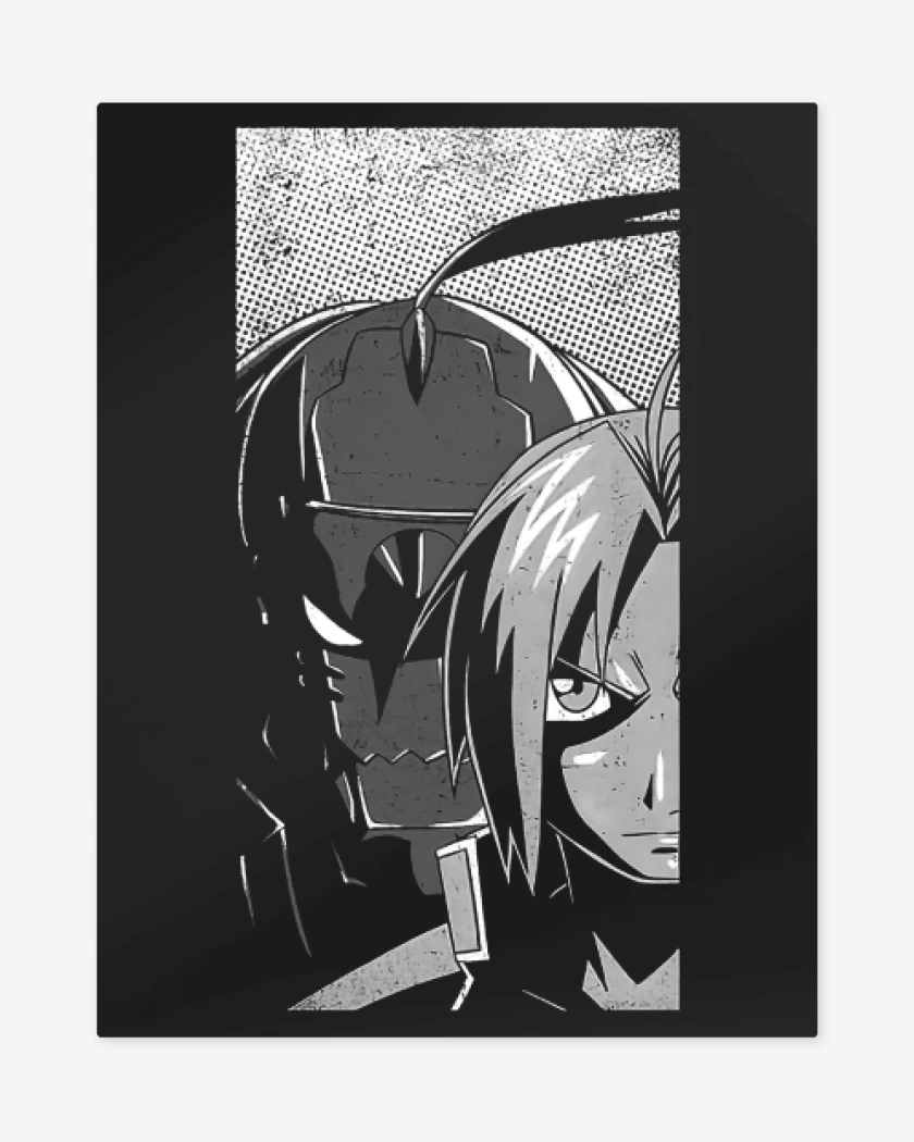Print metalico Negro de Alquimistas