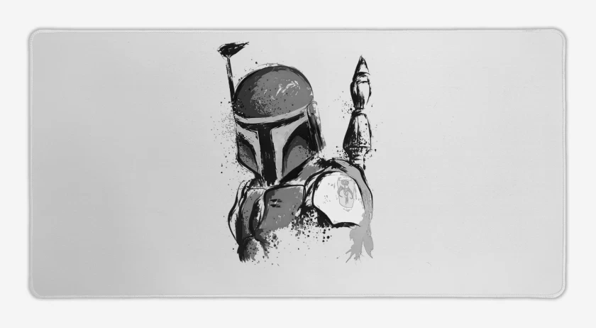 Mouse pad Gamer Blanco de Hunter