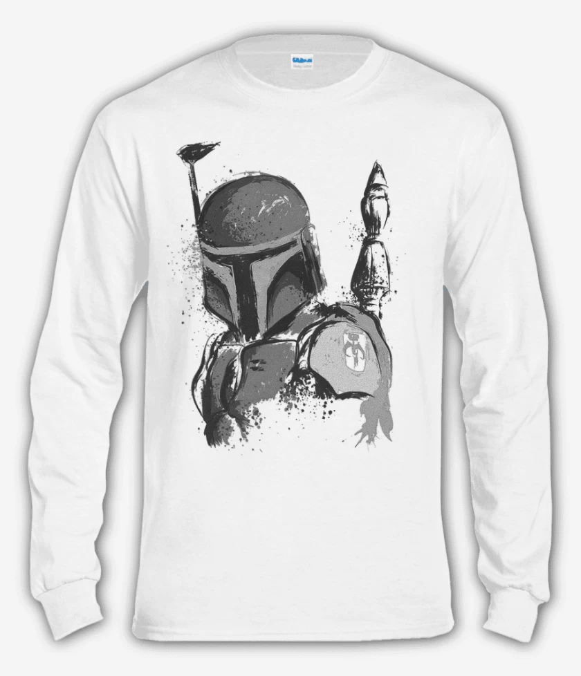 Polera manga larga Blanco de Hunter