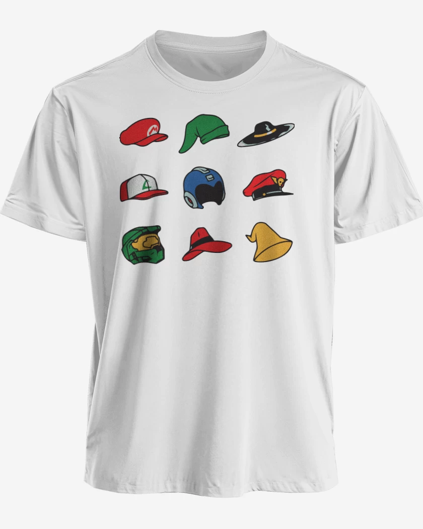 Polera premium Blanco de Gorros Gamer