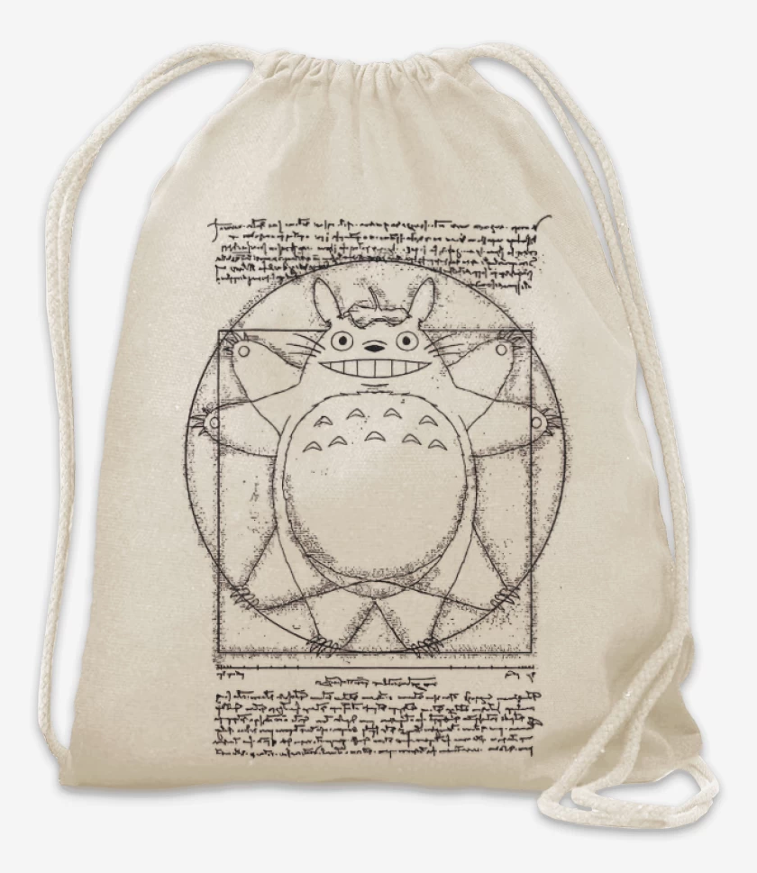 Mochila Blanco de Vitruviu totoro