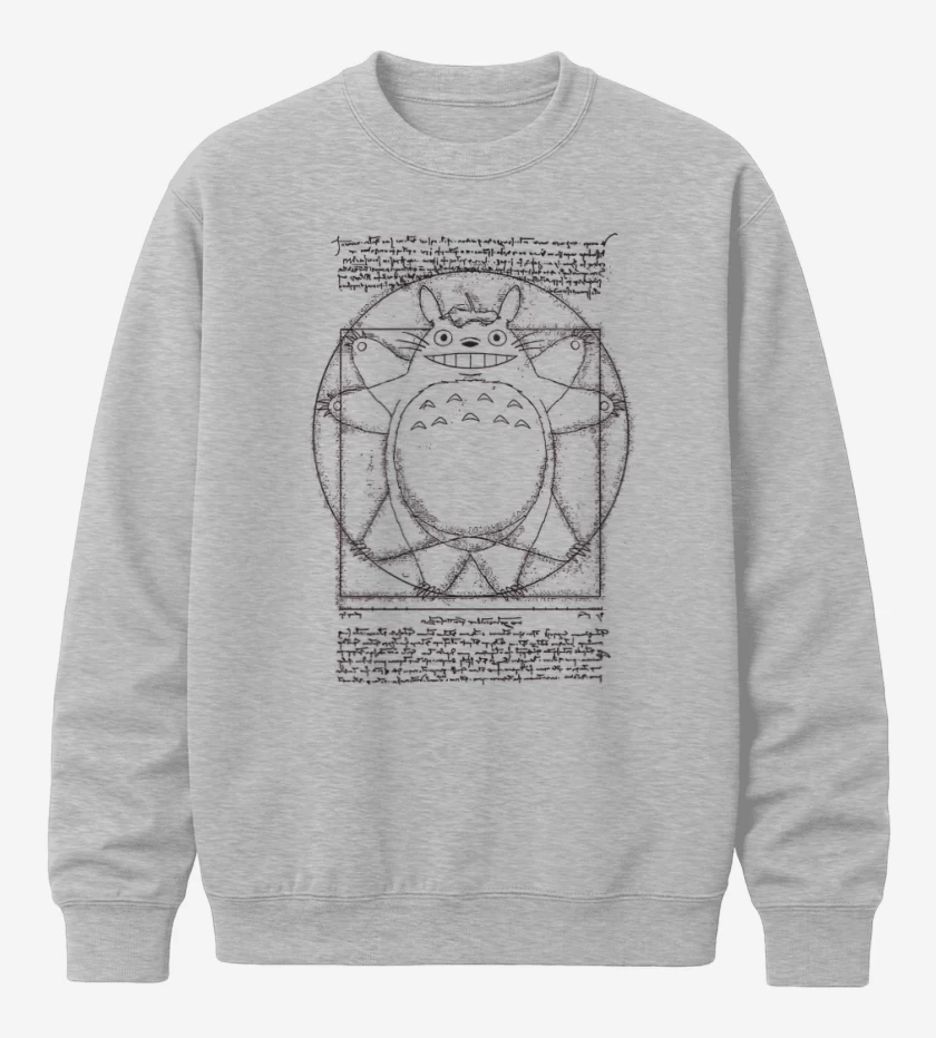 Poleron polo Gris Melange de Vitruviu totoro