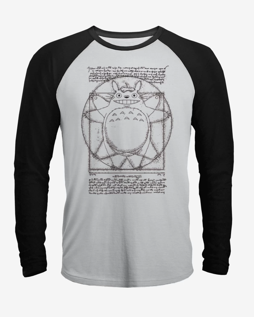Polera Raglan Vitruviu totoro