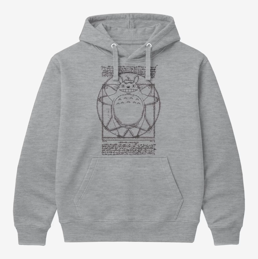 Polerón Canguro Gris Melange de Vitruviu totoro