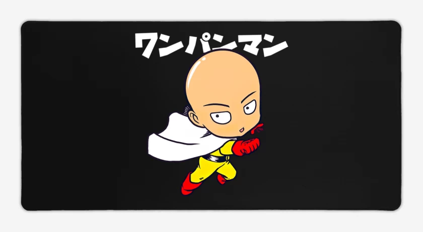 Mouse pad Gamer Negro de Saitamita