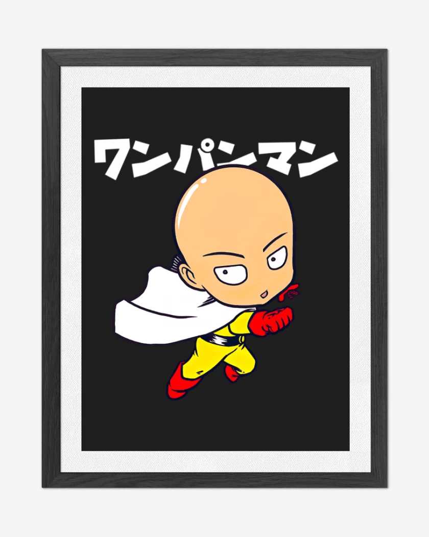 Cuadro decorativo Negro de Saitamita