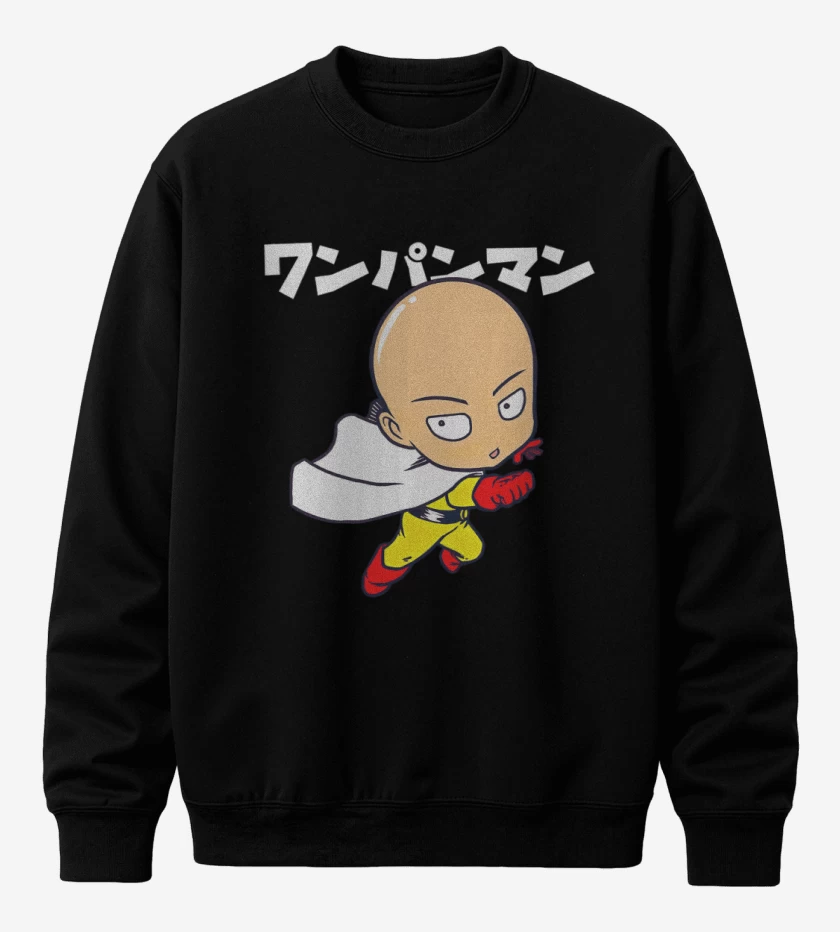 Poleron polo Negro de Saitamita
