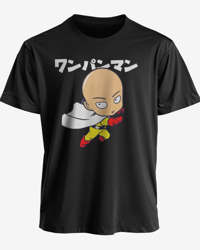 Polera premium Negro de Saitamita