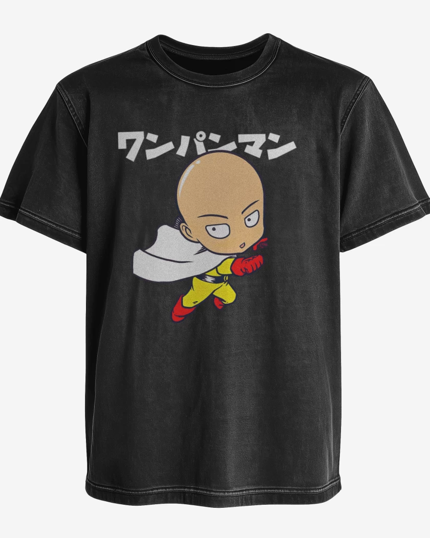 Polera desgastada Saitamita