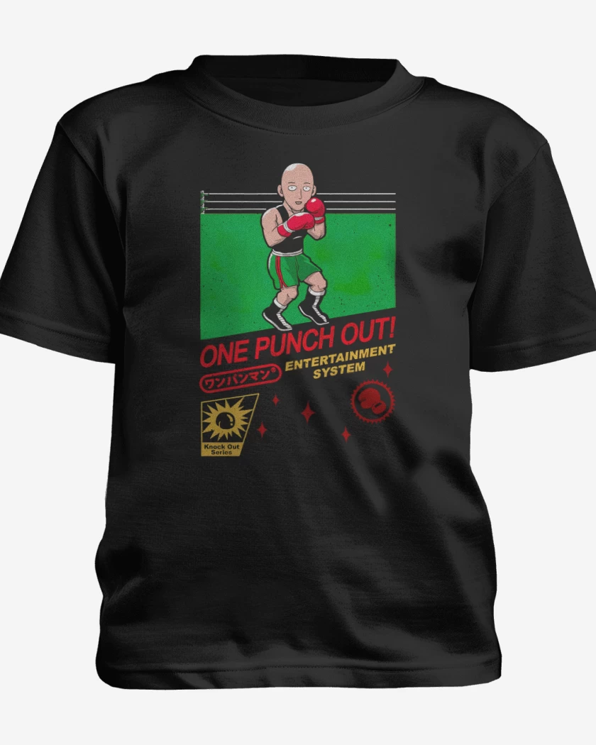 Polera de niño Negro de One punch snes