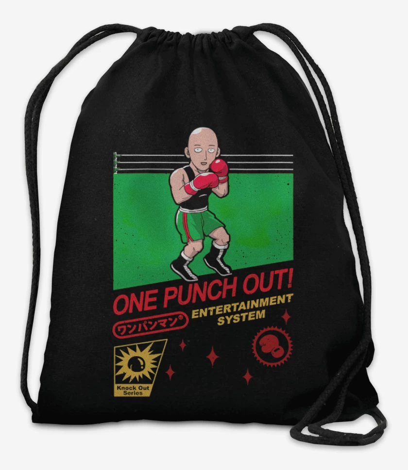 Mochila Negro de One punch snes
