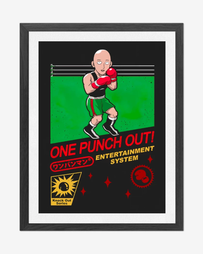Cuadro decorativo Negro de One punch snes
