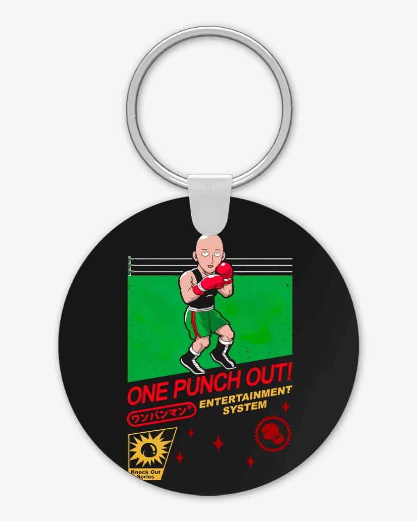 Llavero Negro de One punch snes