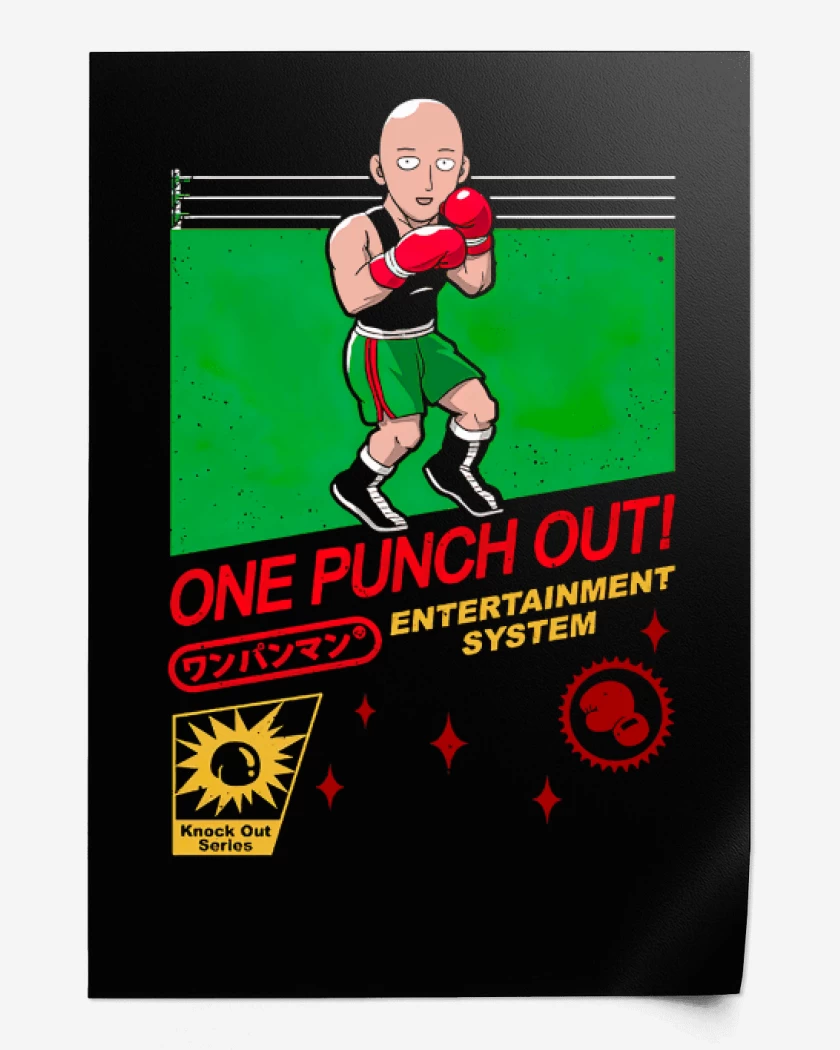 Print Negro de One punch snes