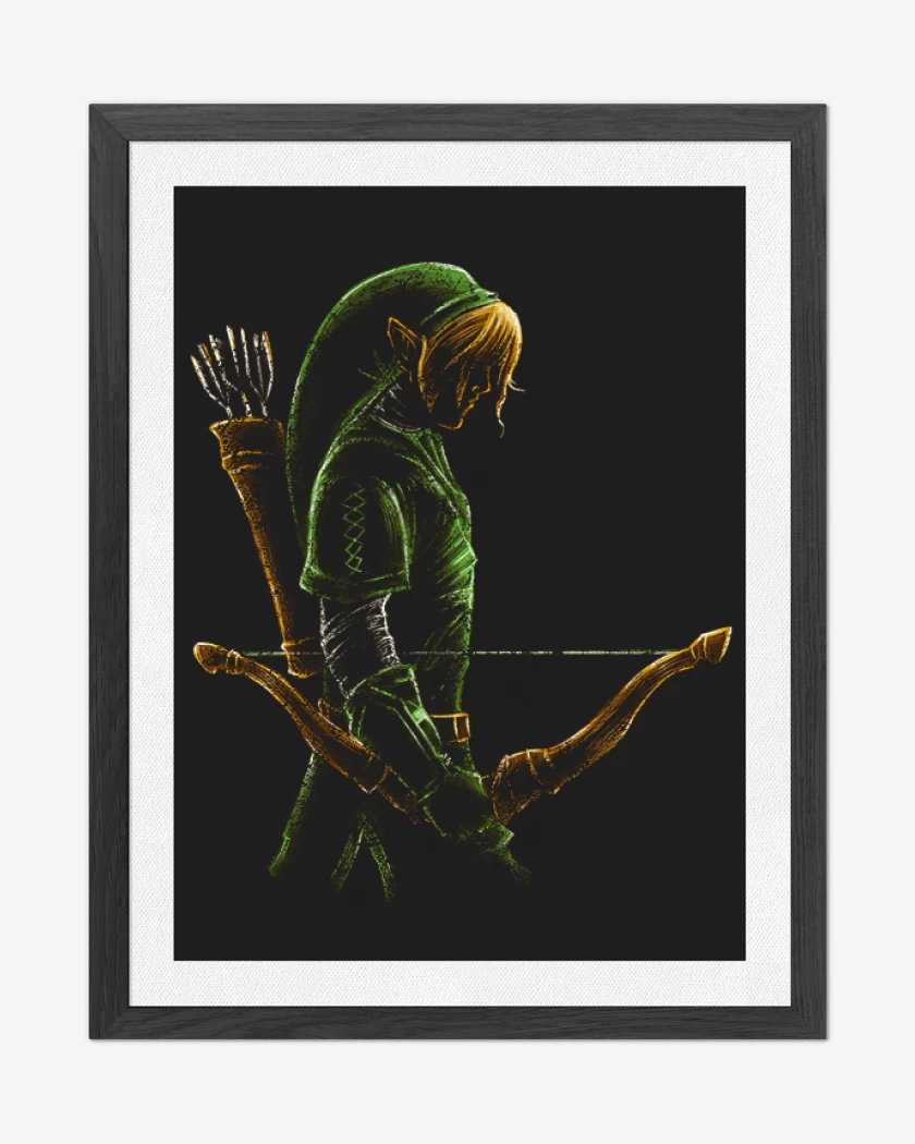 Cuadro decorativo Negro de Archer link