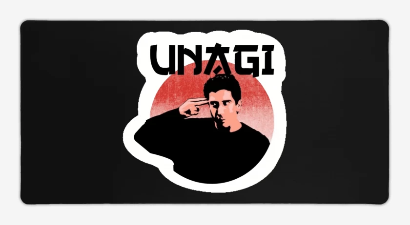 Mouse pad Gamer Negro de Unagi 2