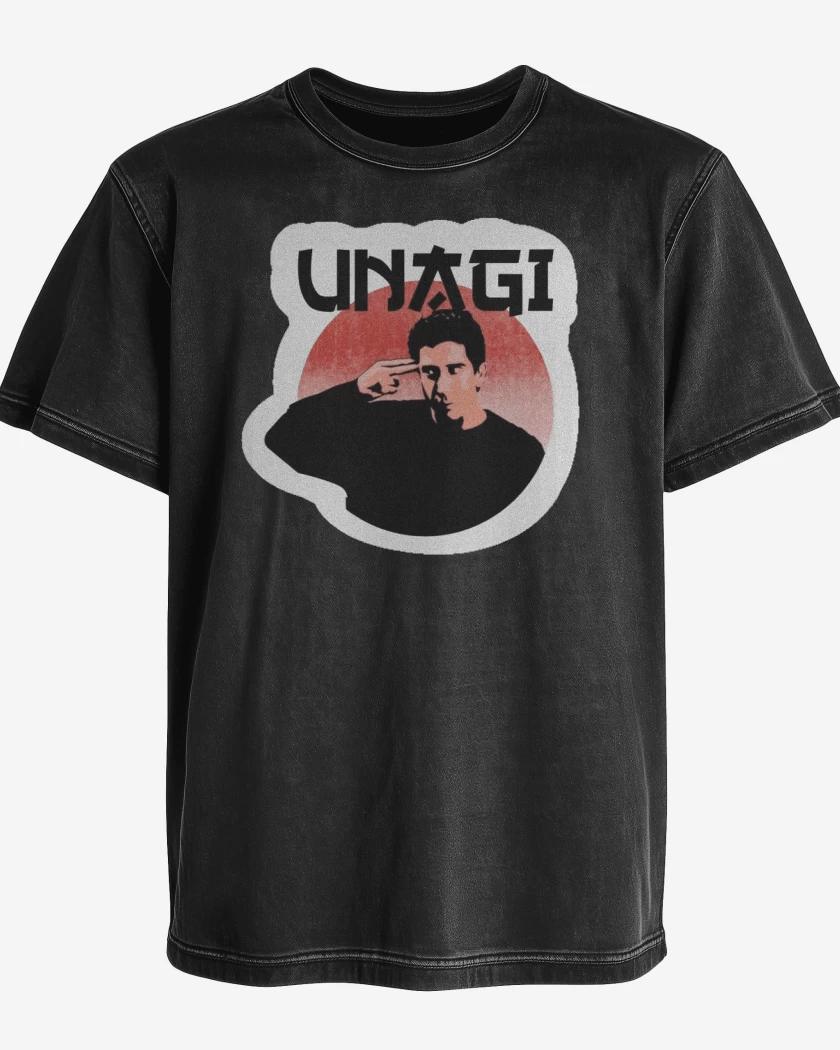 Polera desgastada Negro de Unagi 2