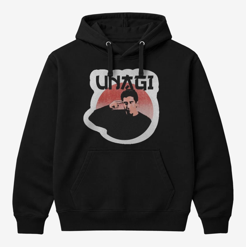 Polerón Canguro Negro de Unagi 2