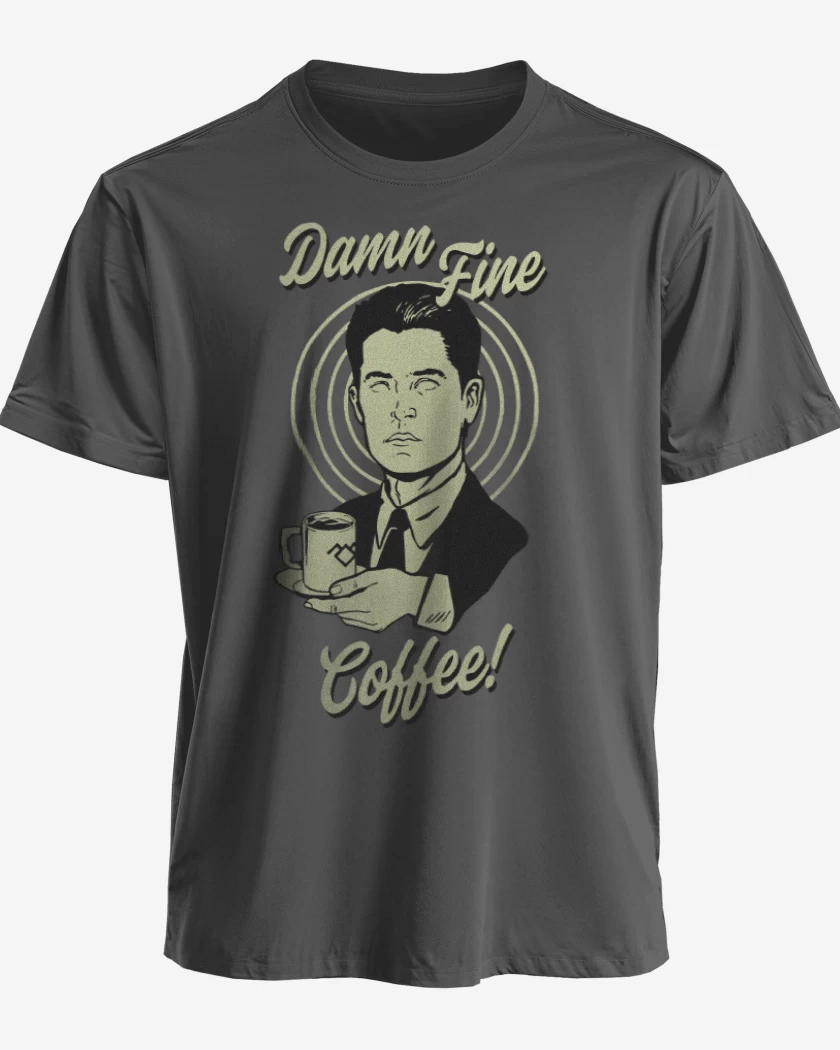 Polera Damn fine coffee