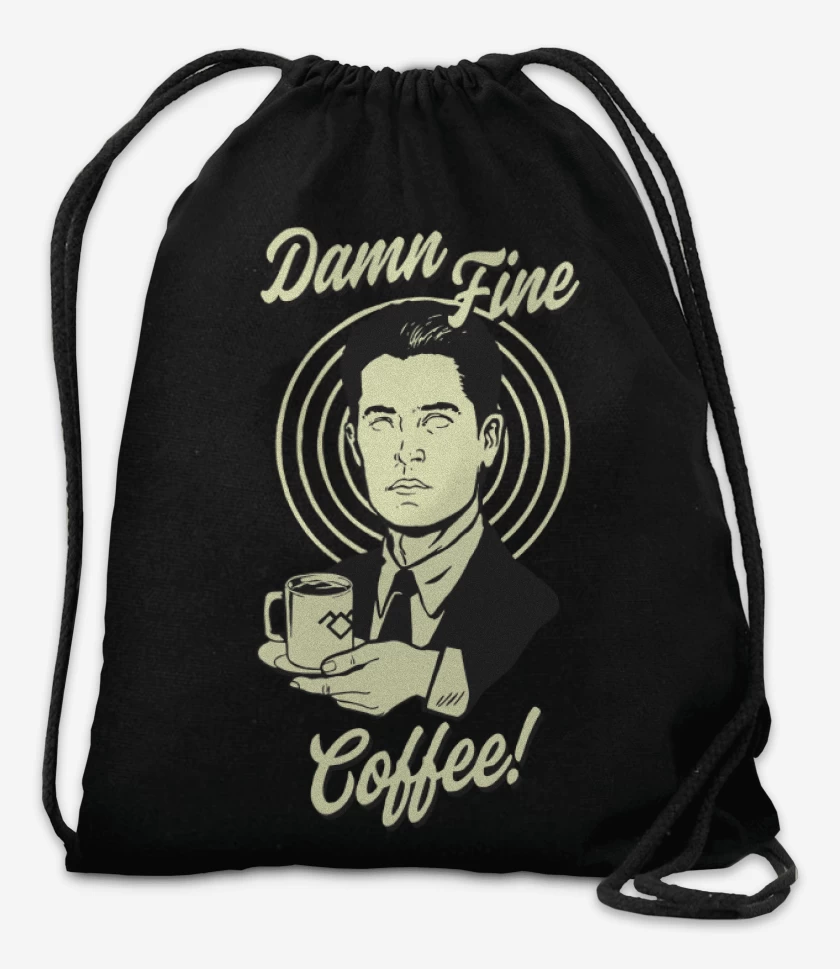 Mochila Negro de Damn fine coffee