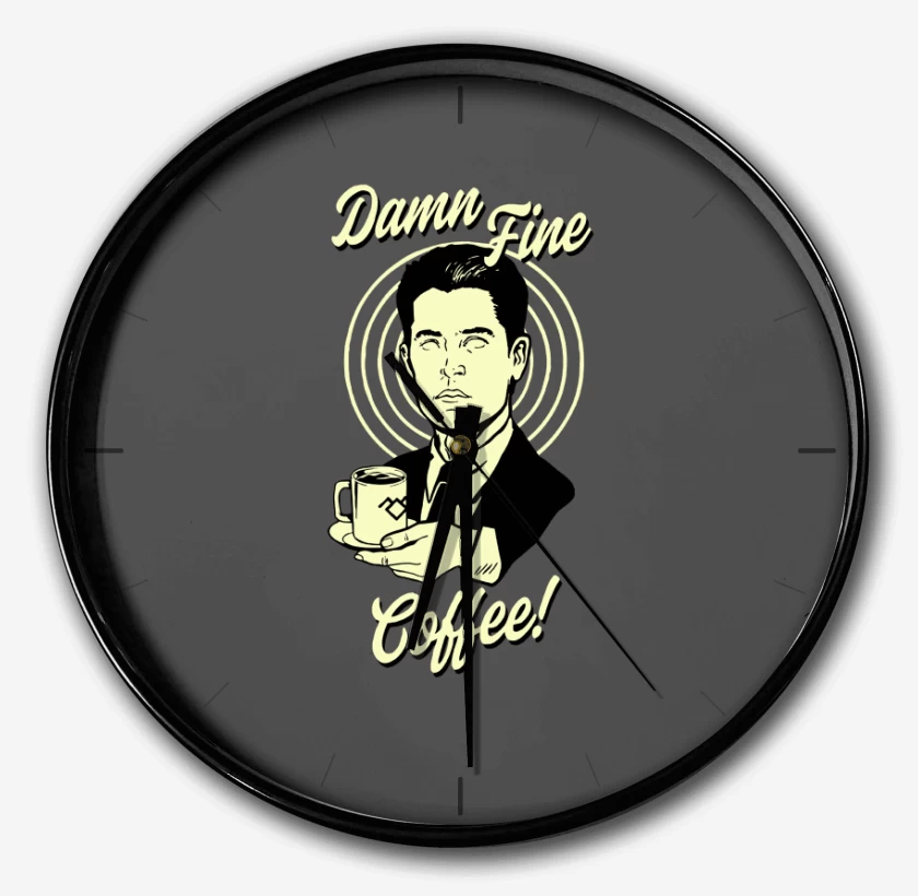 Reloj Carbon de Damn fine coffee
