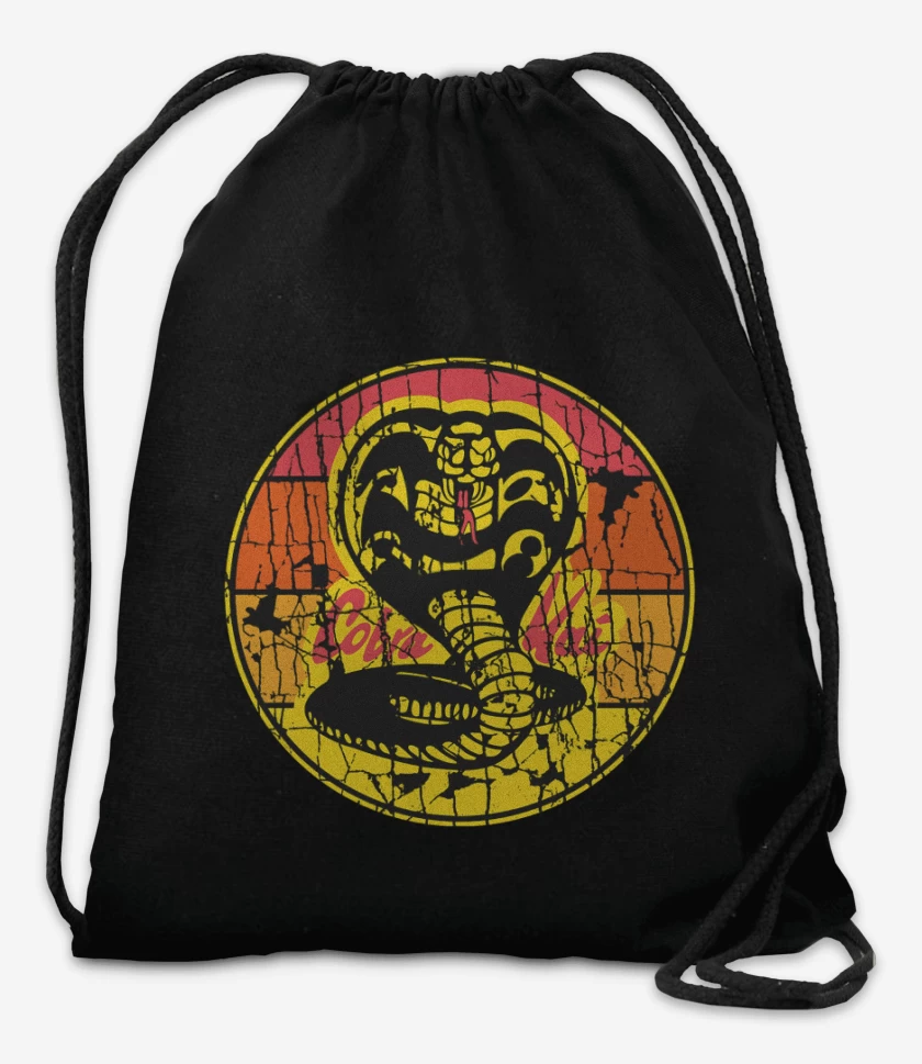 Mochila Negro de Cobra kai