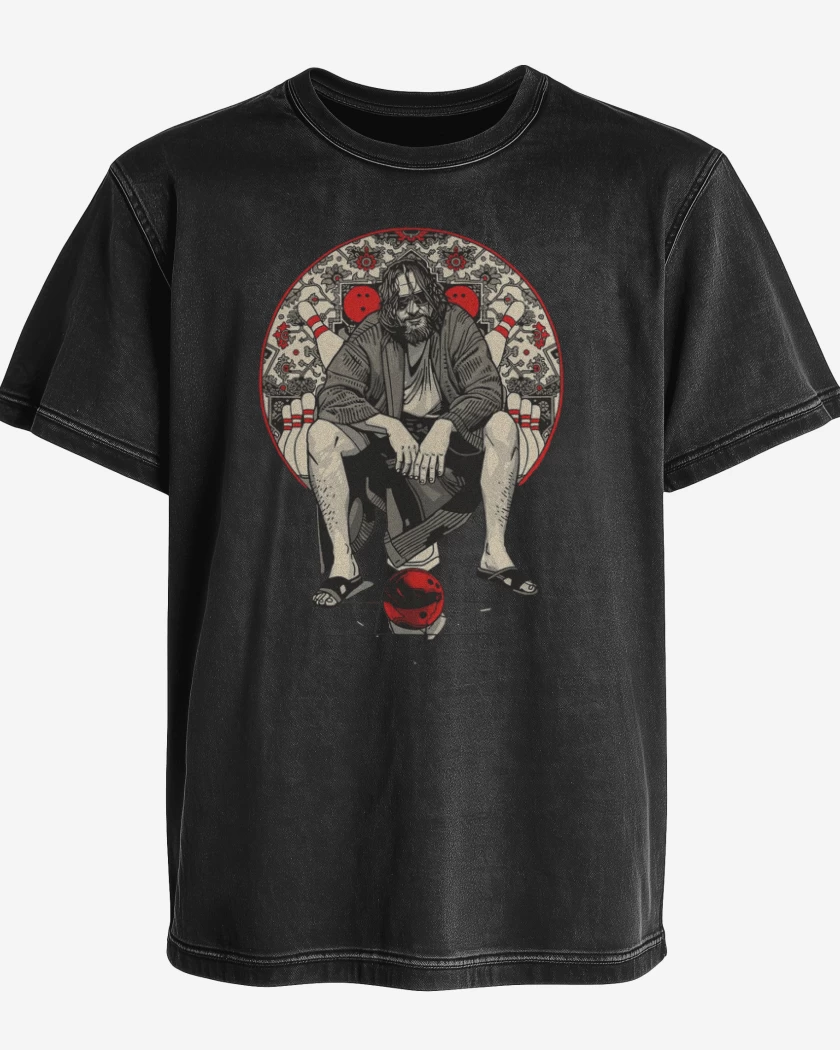 Polera desgastada Negro de The dude