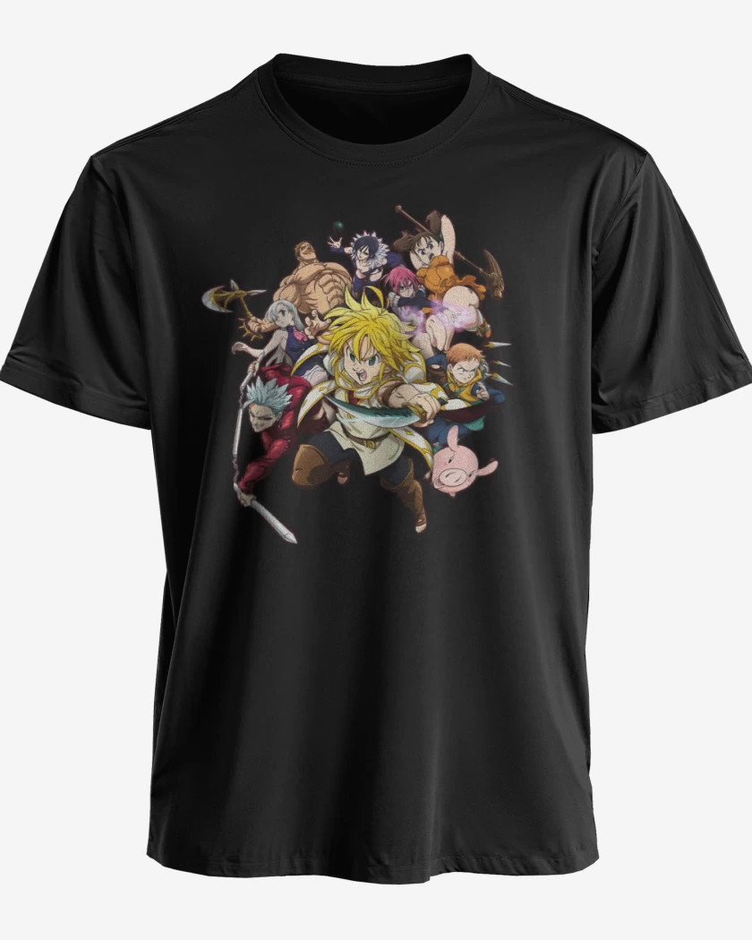 Polera premium Negro de SDS 7 I