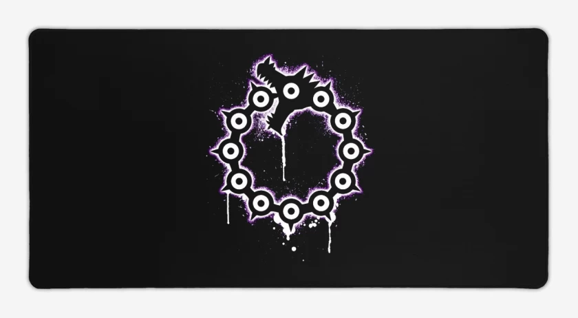 Mouse pad Gamer Negro de SDS 7 II