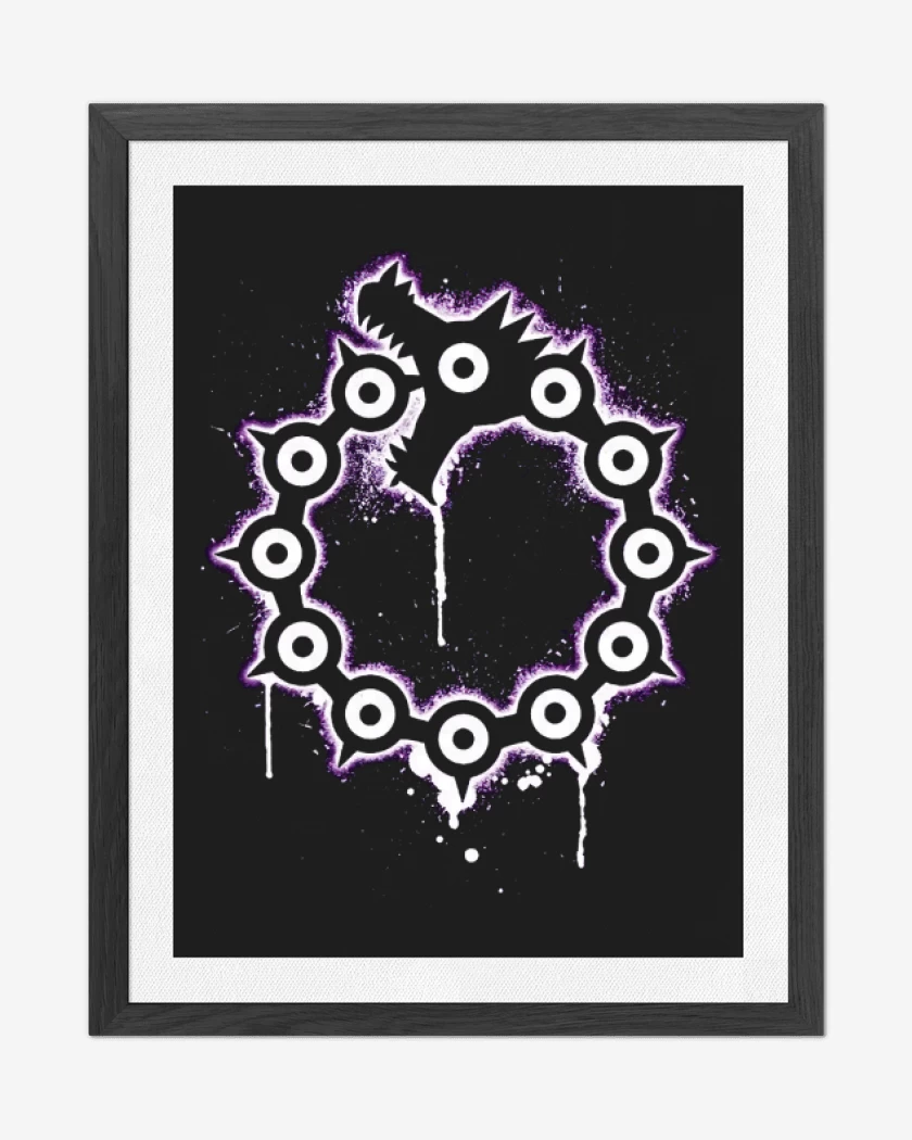 Cuadro decorativo Negro de SDS 7 II