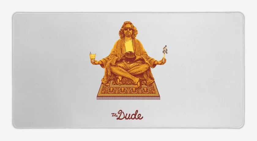 Mouse pad Gamer Blanco de The Dude zen