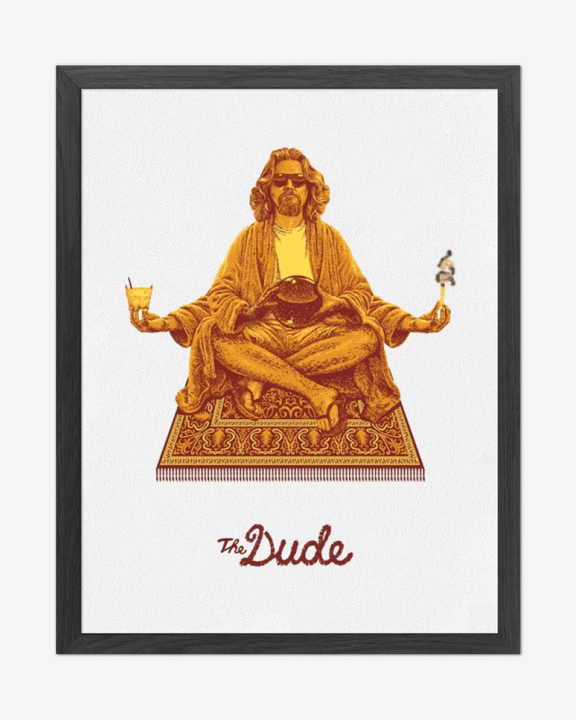 Cuadro decorativo Blanco de The Dude zen