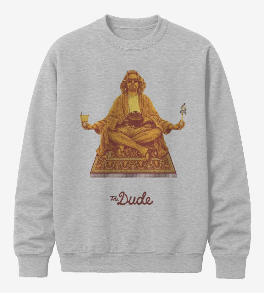 Poleron polo Gris Melange de The Dude zen