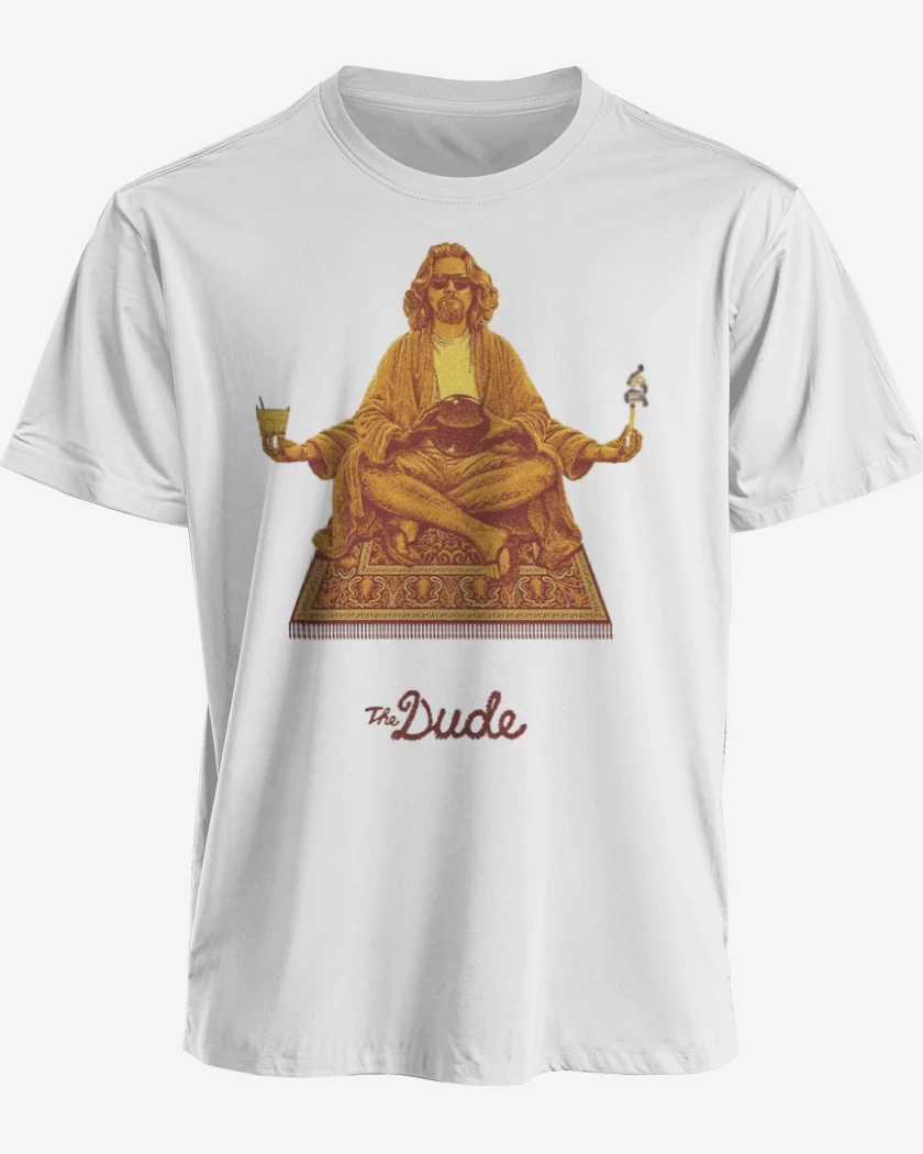Polera premium Blanco de The Dude zen