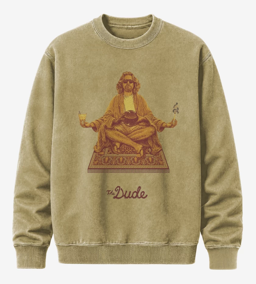 Poleron Polo Acid Wash Beige de The Dude zen