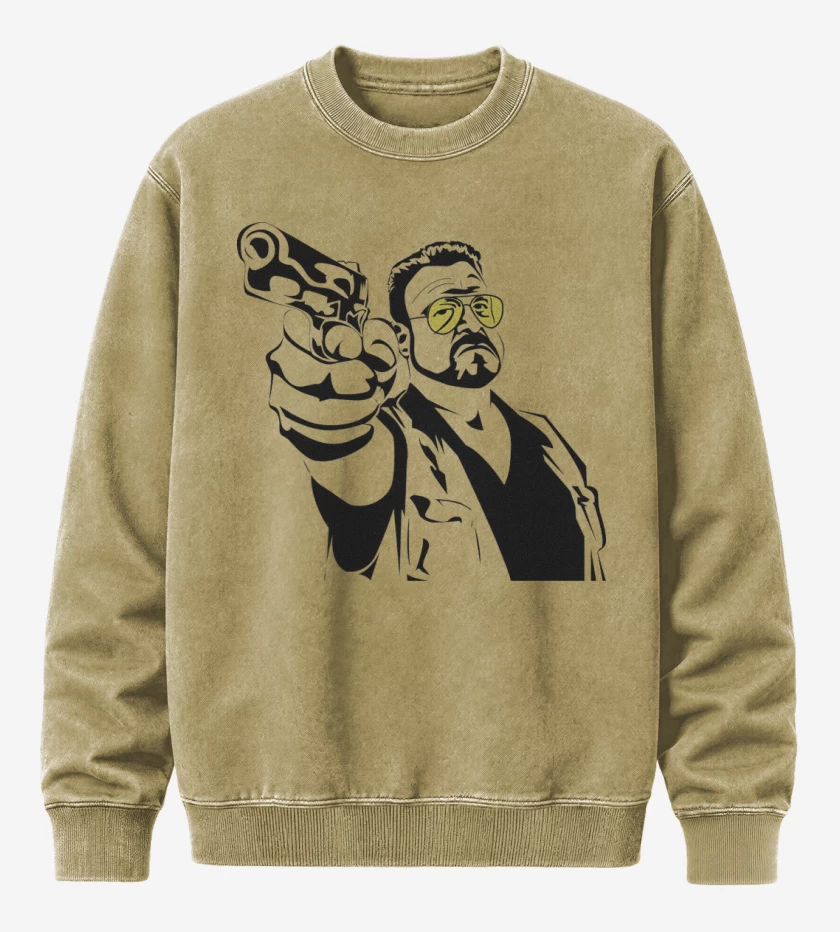 Poleron Polo Acid Wash Beige de Walter Sobchak 