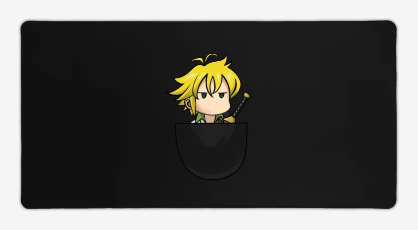 Mouse pad Gamer Negro de SDS 7 bolsillo