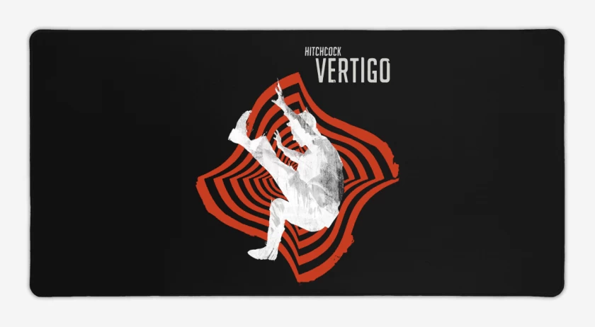 Mouse pad Gamer Negro de Vertigo