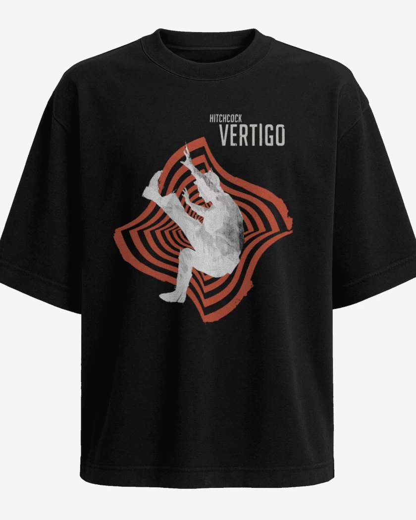 Polera Oversize Negro de Vertigo