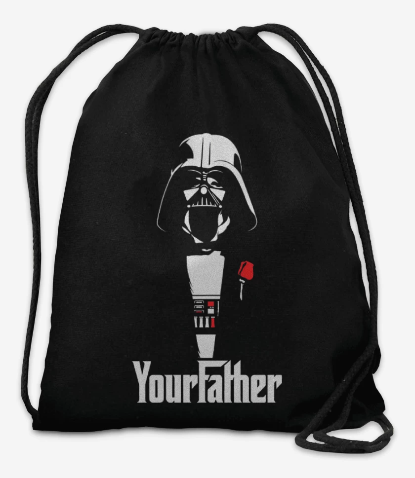 Mochila Negro de Tu padre