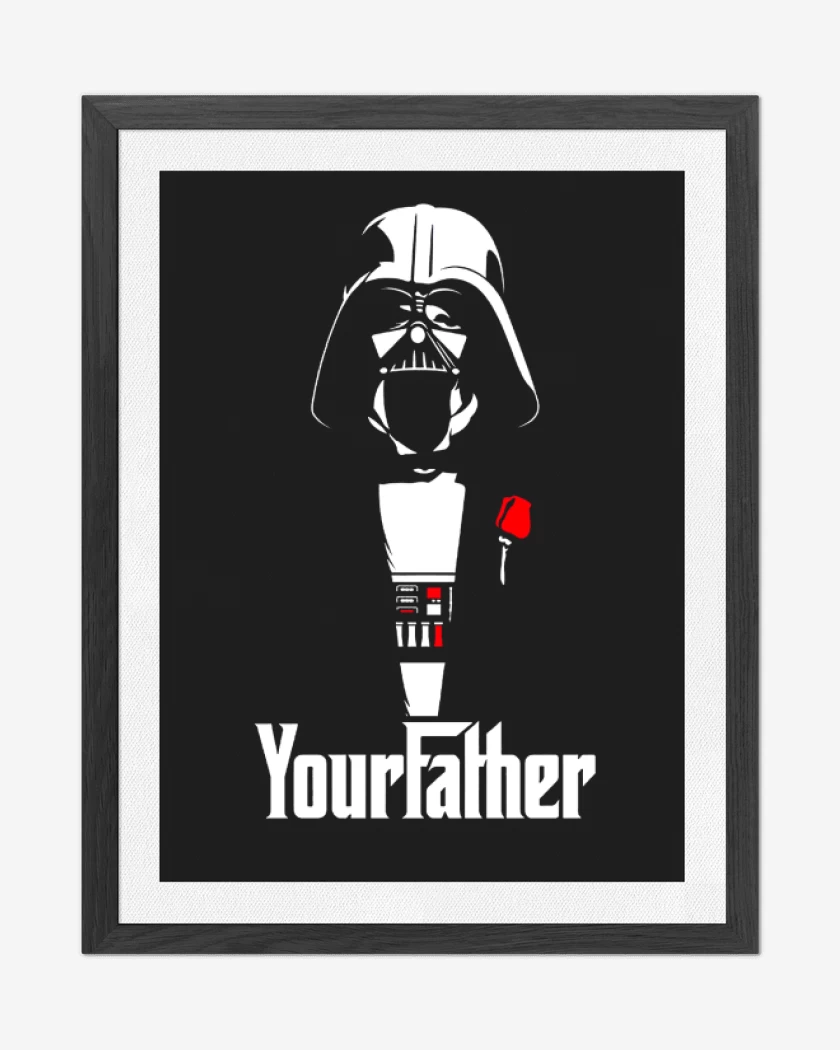 Cuadro decorativo Negro de Tu padre
