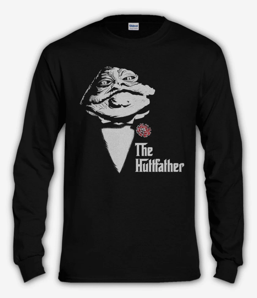 Polera manga larga Negro de Jabbafather