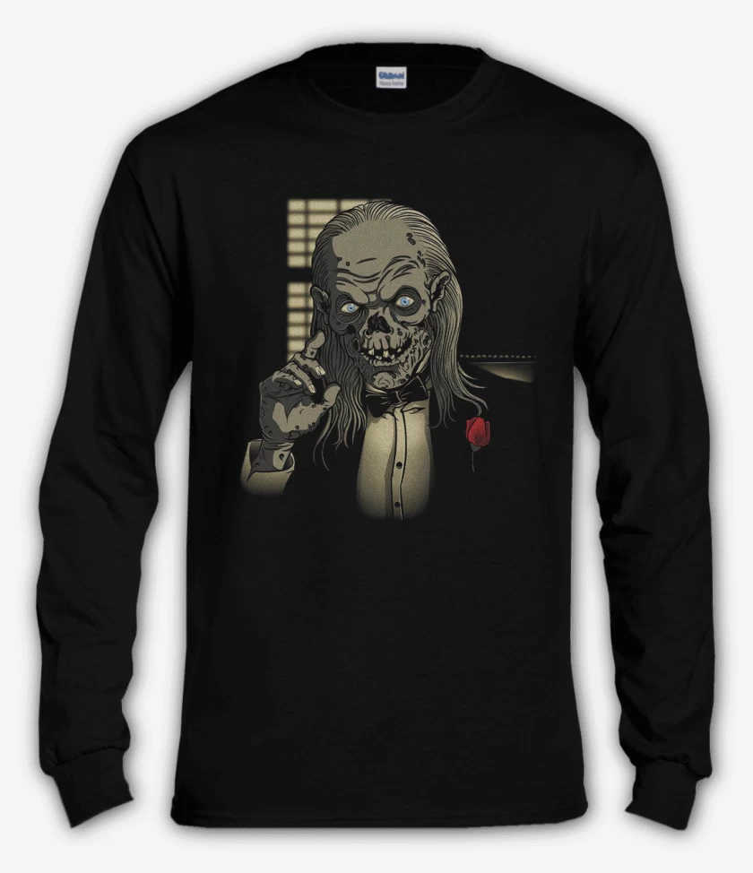 Polera manga larga Negro de The crypfather