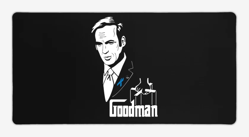 Mouse pad Gamer Negro de The goodman